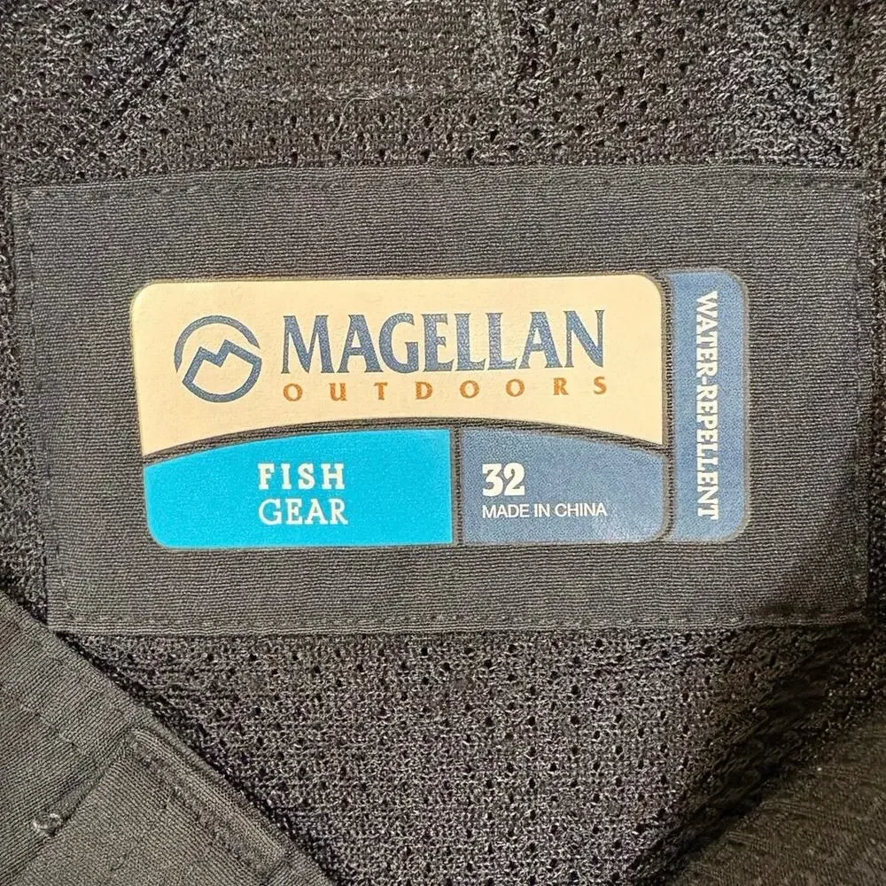 Magellan Fish Gear Black Gorpcore Outdoor Shorts Size 32 Men’s
